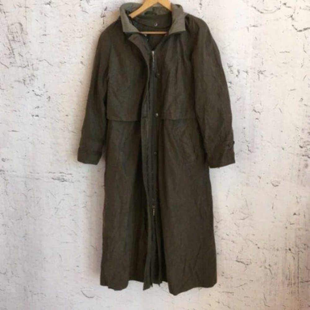 FS RAINWEAR BROWN LONG COAT 12